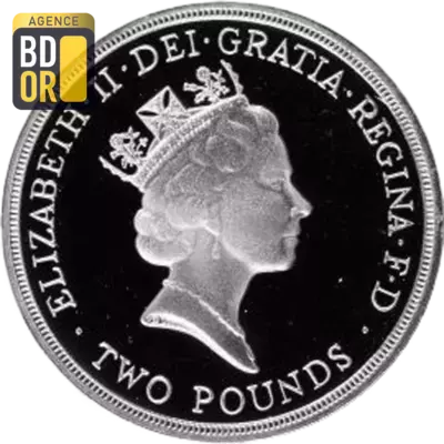 2 livres Charte des droits de 1689 argent