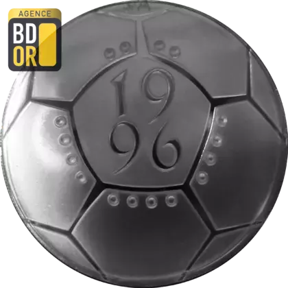 2 livres Euro UEFA 1998 argent