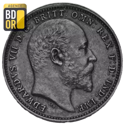 2 pence Edouard VII maundy coinage