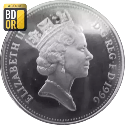 2 pence Elizabeth II 3e effigie, argent