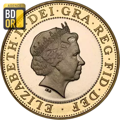 2 Pounds- Elizabeth II 4th portrait
