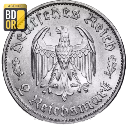 2 Reichsmark (Friedrich Schiller), 1934