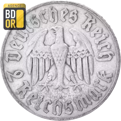 2 Reichsmark (Martin Luther), 1933