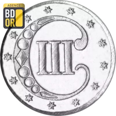 3 Cents Argent 1851 Ã  1873
