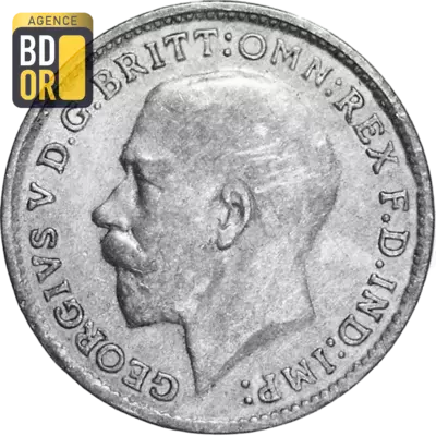 3 pence George V maundy coinage, 1Ã¨re effigie