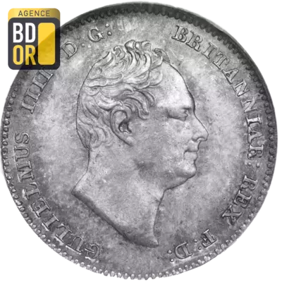 3 pence Guillaume IV maundy coinage