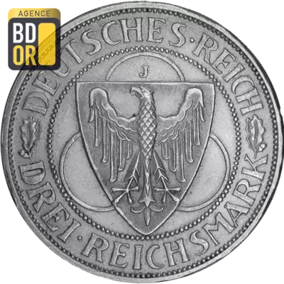 3 Reichsmark 1930 RhÃ©nanie