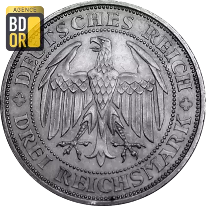 3 Reichsmark (Meissen), 1929