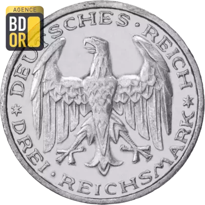 3 Reichsmark (Université de Marbourg), 1927