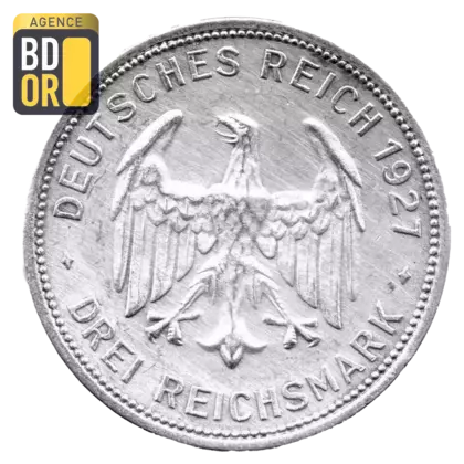3 Reichsmark (Université de Tubingen), 1927