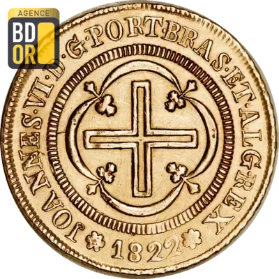 4000 Reis Or 1818 Ã  1822