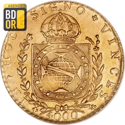 4000 Reis Or 1823 à 1828