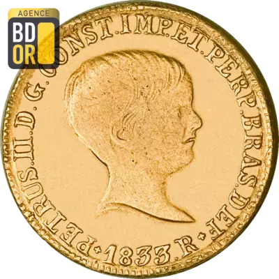 4000 Reis Or 1832 et 1833