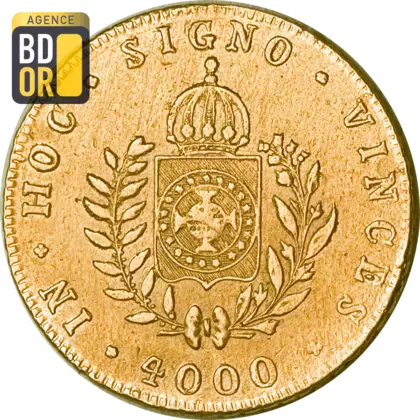 4000 Reis Or 1832 et 1833
