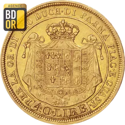 40 Lire Marie Louise Archiduchesse