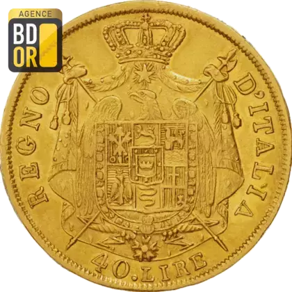 40 Lire Napoléon 2eme Type