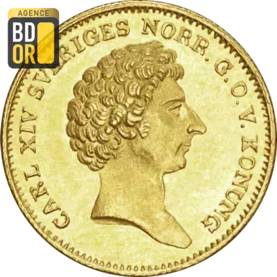 4 Dukater Or Carl XIV Johan