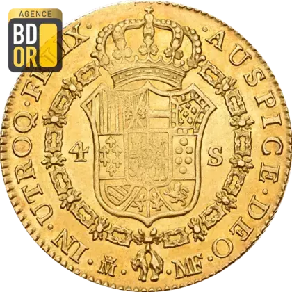 4 Escudos Or 1788-1824