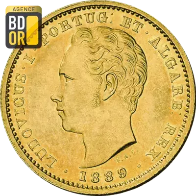 5000 Reis Louis I 1866 Ã  1889