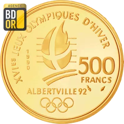 500 Francs Or JO 1992 500 Francs Or JO 1992
