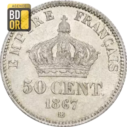 50 Cent Napoléon III Lauré 50 Cent Napoléon III Lauré