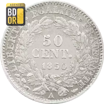 50 Centimes Cérès 2ème Rép.