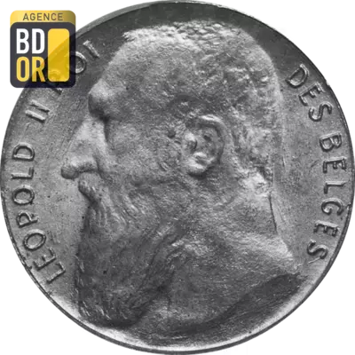 50 centimes LÃ©opold II 1901
