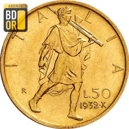 50 Lires Or Victor Emmanuel III