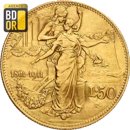 50 Lires Victor Emmanuel III 1911