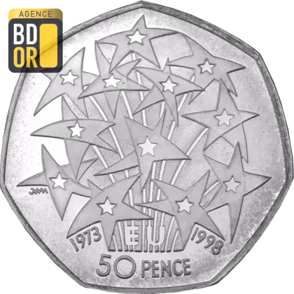 50 Pence - Elizabeth II European Union Silver Proof