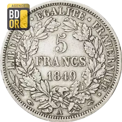 5 Francs Cérès IIème Rép.