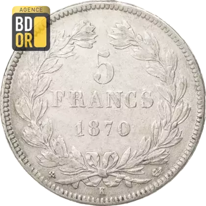 5 Francs Cérès Sans Légende