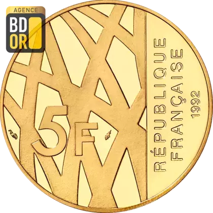 5 Francs Or Pierre Mendès