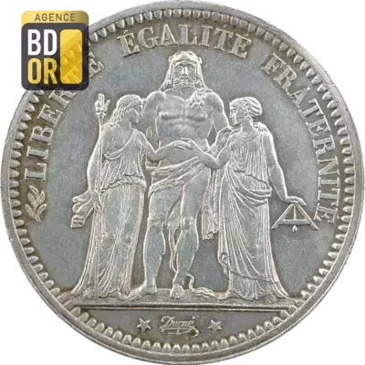 5 Frs Hercule 1870 - 1871