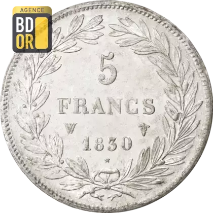 5 Frs Louis-Philippe Ier, Tête Nue