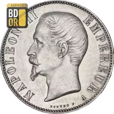 5 Frs NapolÃ©on III TÃªte Nue