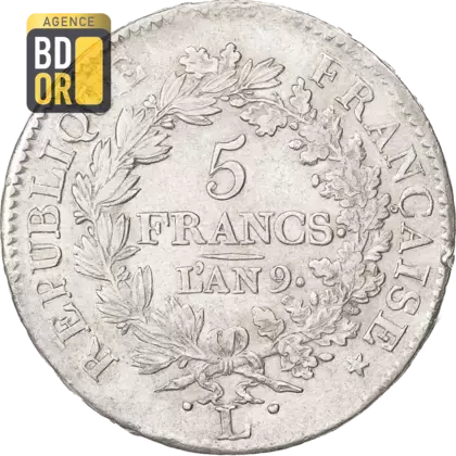 5 Frs Union et Force - Consulat