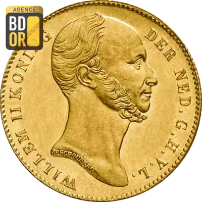 5 Gulden Or Willem II
