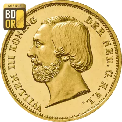 5 Gulden Or Willem III