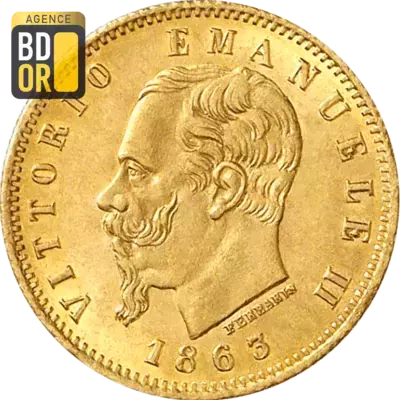 5 Lires Or Victor-Emmanuel II 5 Lires Or Victor-Emmanuel II