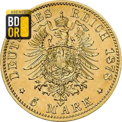 5 Mark Karl I de Württemberg