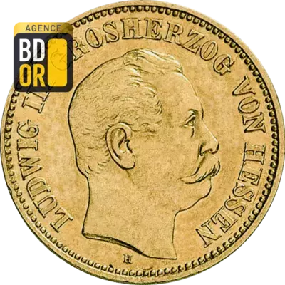 5 Mark Or Ludwig III Hessen