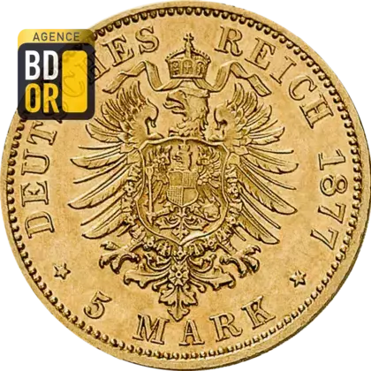 5 Mark Or Ludwig III Hessen