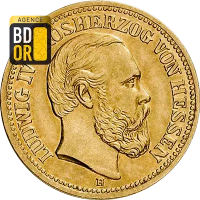 5 Mark Or Ludwig IV de Hessen