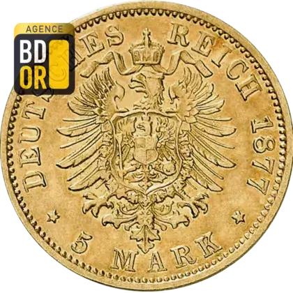 5 Mark Or Ludwig IV de Hessen