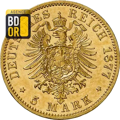 5 Mark Wilhelm I de Prusse