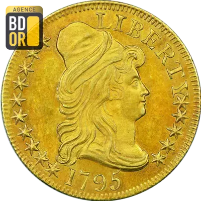 5$ Or Buste Liberty 1795 Ã  1798