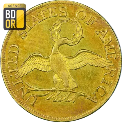 5$ Or Buste Liberty 1795 à 1798