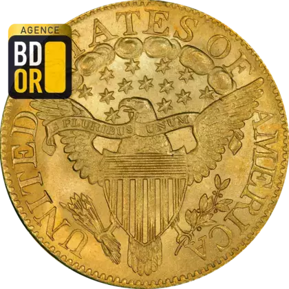 5 $ Or Buste Liberty 1795 à 1807