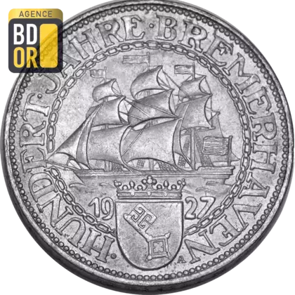 5 Reichsmark (Bremerhaven), 1927